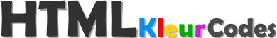 HTML Color Codes